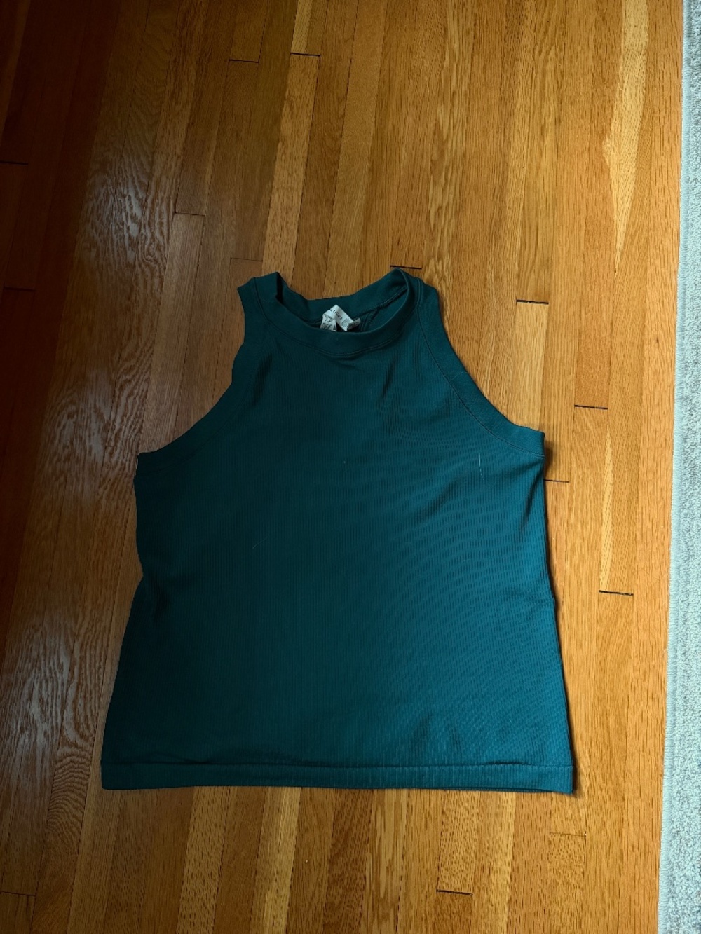 Athleta Renew Ribbed Racerback Tank - Coastal Teal